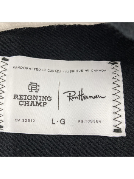 REIGNING CHAMP×RonHerman POパーカー ブラック