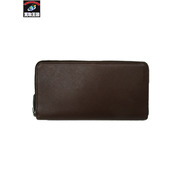 長財布 PRADA ログファスナー(茶)