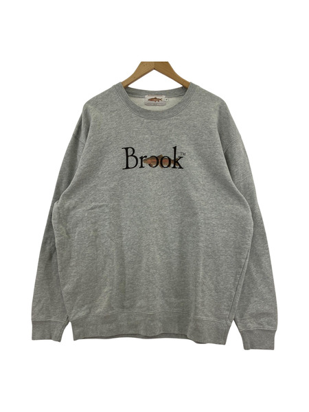 Brook スウェット グレー (XL)