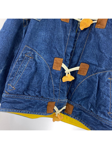 デニムジャケット ショートダッフルデニムジャケット(9)インディゴ[値下]