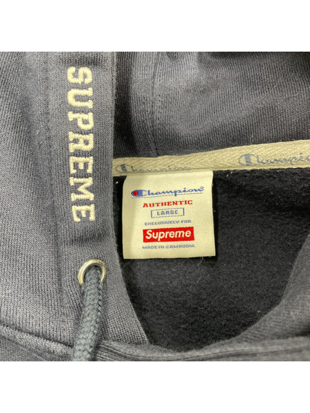 Supreme/champion/18SS Hooded Sweatshirt/L