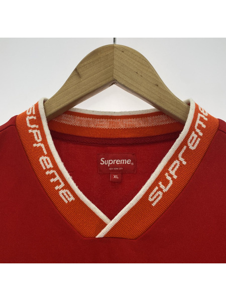 Supreme 長袖Tシャツ・カットソー 18AW WarmUp Hockey Jersey RED XL