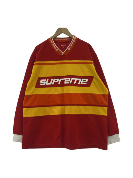 Supreme 長袖Tシャツ・カットソー 18AW WarmUp Hockey Jersey RED XL