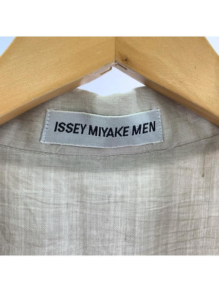 ISSEY MIYAKE 半袖シャツ 麻 シャツ