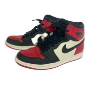 NIKE スニーカー AIR JORDAN 1 RETRO HIGH OG/Bred Toe