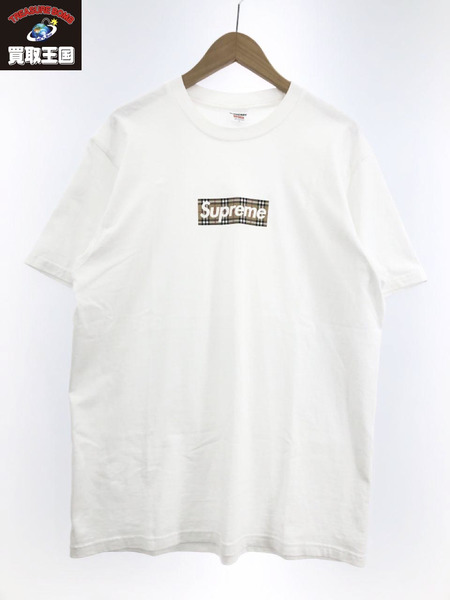 Supreme×BURBERRY 22SS Box Logo Tee WHT (L)[値下]｜商品番号：2100205787749 -  買取王国ONLINESTORE