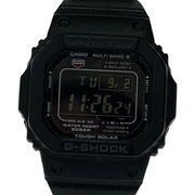CASIO G-SHOCK GW-M5610BC/デジタル/メタルコアバンド/ソーラー/黒