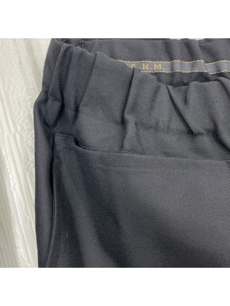 SUNSEA N.M Thickened w/耳 EASY PANTS イージ^スラックス 3 ブラック
