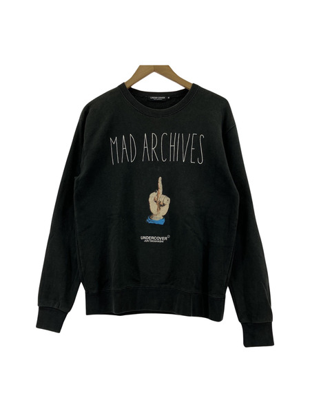 UNDERCOVER 15AW SWEAT MAD ARCHIVES COLLECTION BLK (M)[値下]