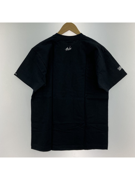 STUSSY×CUSTOMADE S/Sカットソー/BLK