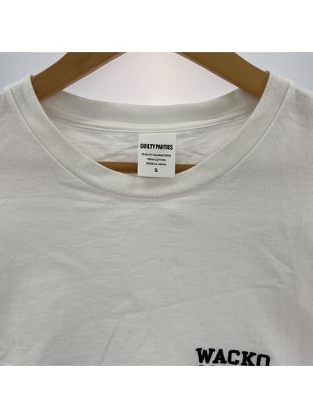 WACKO MARIA ワンポイント刺繍 TEE 白