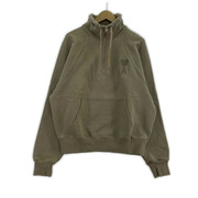 AMI paris ハーフジップ スウェット L ベージュ
