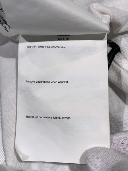 Sacai  ドット シースルー ドッキングTシャツ 1 ホワイト