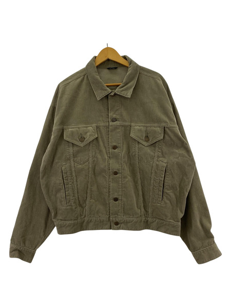 LENO CORDUROY BIG TRUCKER JACKET(2)