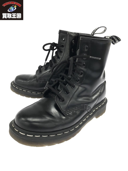 Dr.Martens ホワイトステッチ8ホールブーツ ブラック[値下]