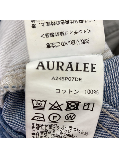 AURALEE 24SS SELVEDGE FADED LIGHT デニムパンツ size4