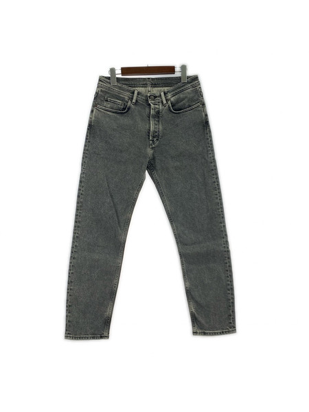 Acne Studios デニム・ジーンズ ストレートブラックデニムパンツ