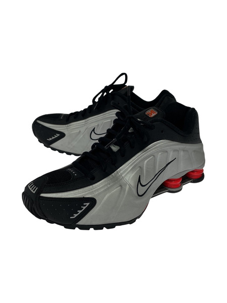 NIKE SHOX R4 BLACK/METALIC SILVER 27.5cm BV1111-008