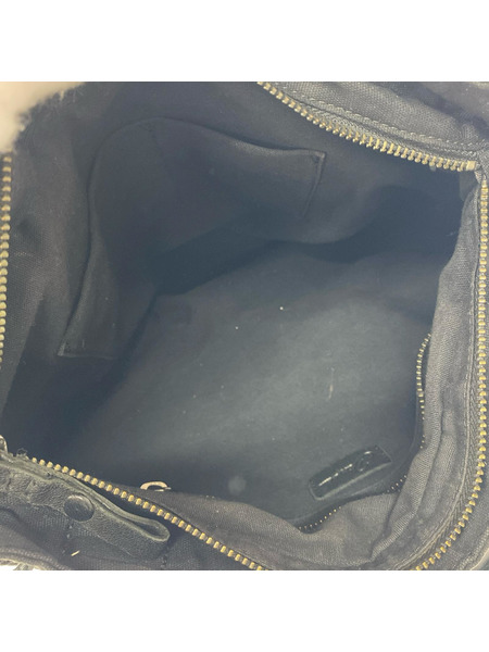 DIESEL 00s アーカイブ レザーロープフリンシトードバッグ 黒