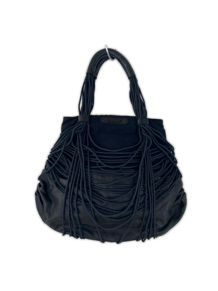 DIESEL 00s アーカイブ レザーロープフリンシトードバッグ 黒