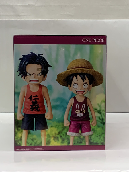 一番くじ ワンピース A賞 Revible Moment 造形王 フーシャ村の記憶 未開封 ONE PIECE ROAD TO DAWN 冒険への軌跡 ルフィ エース マキノ