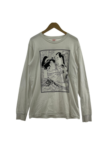 Supreme 16SS Sasquatchfabrix. Shunga L/S Tee (M) 白