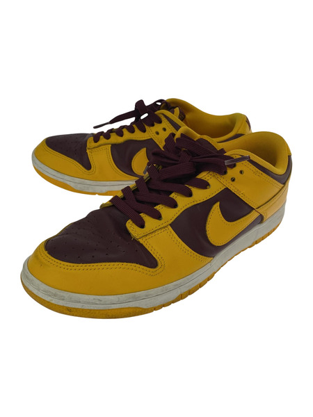 NIKE Dunk Low Retro University Gold and Deep Maroon 27.5cm