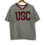 OLD・VINTAGE ARTEX 70s USC TROJANS S/Sカットソー グレー (S)