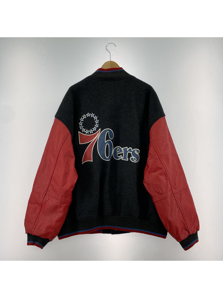 OLD・VINTAGE hardwood classics 76ers スタジャン 3XL