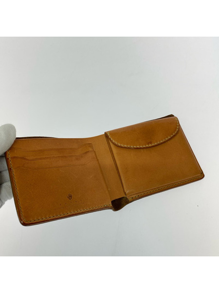 コンパクトウォレット MOTO レザーウォレット 茶