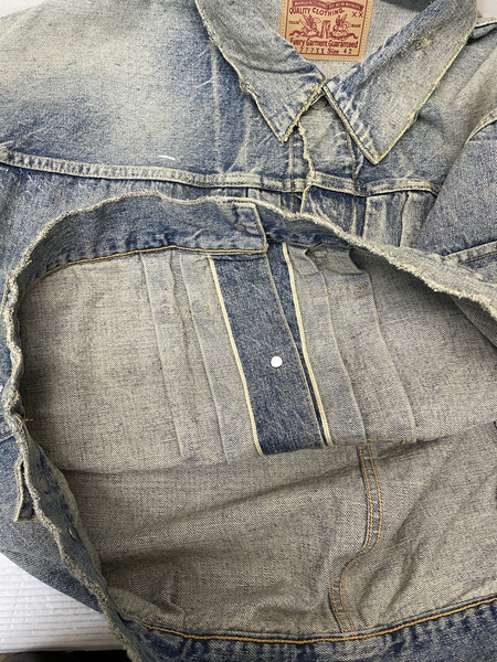 SAINT MICHAEL×BerBerJin 23AW BJ DENIM JKT DAMAGE ダメージ加工デニムジャケット XL SM-A23-0000-C17