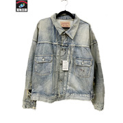 SAINT MICHAEL×BerBerJin 23AW BJ DENIM JKT DAMAGE ダメージ加工デニムジャケット XL SM-A23-0000-C17