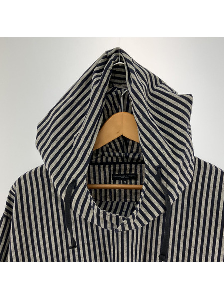 Engineered Garments/LC Wide Stripe Cagoule Shirt/S[値下]