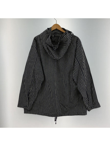 Engineered Garments/LC Wide Stripe Cagoule Shirt/S[値下]