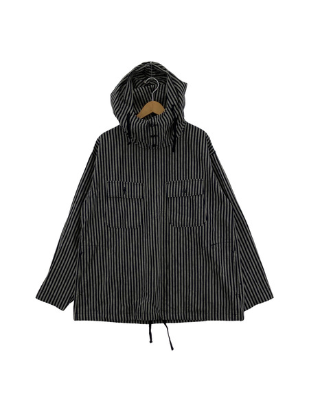 Engineered Garments/LC Wide Stripe Cagoule Shirt/S[値下]