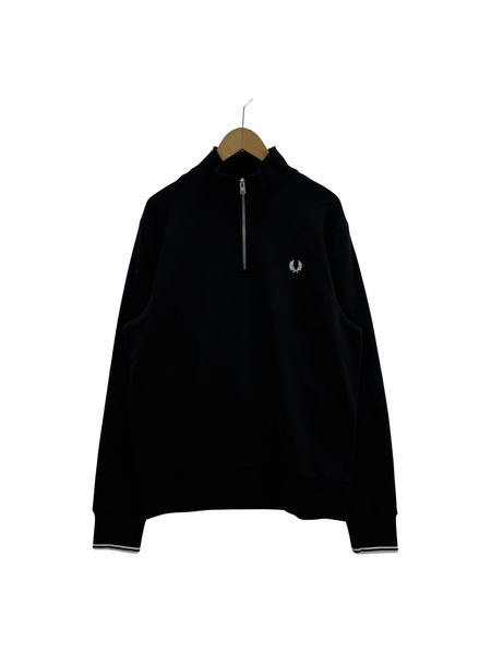 FRED PERRY Half Zip Sweatshirt M3574(L)BLK