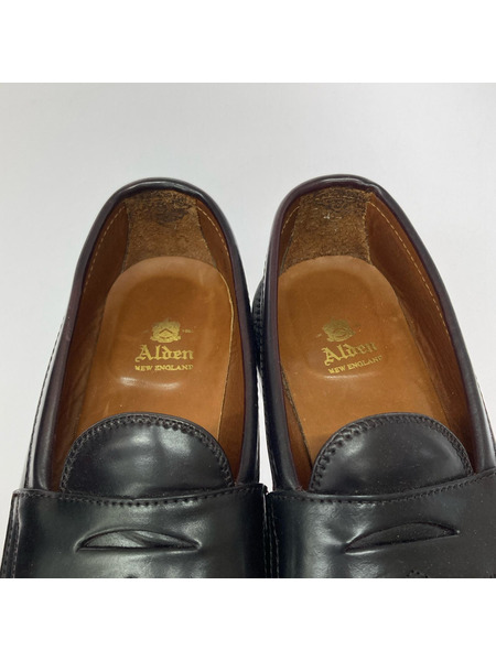 ALDEN ブーツ 986 cordovan コインローファー(9E)