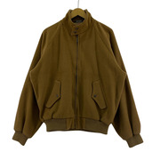 BARACUTA ジャケット カシミヤ混 ウール ハリントンジャケット 茶