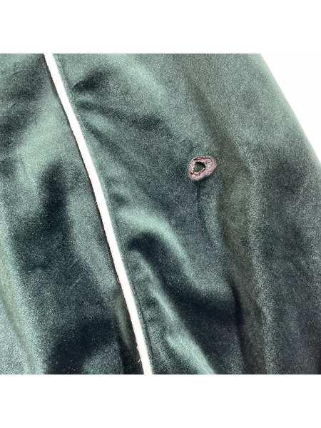 セットアップ Breath  script logo piping velour jacket