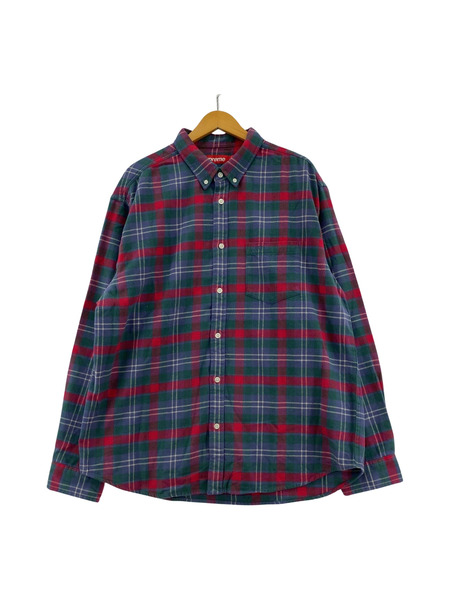 Supreme 24SS Plaid Flannel Shirt L