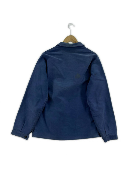 OLD・VINTAGE ジャケット 50s フレンチモールスキンジャケット 紙タグ L