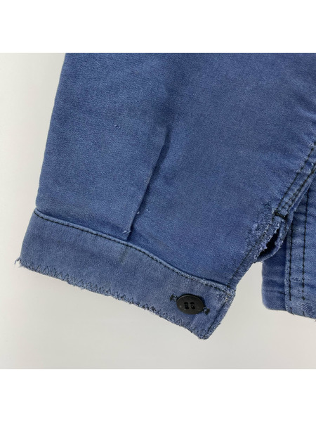 OLD・VINTAGE ジャケット 50s フレンチモールスキンジャケット 紙タグ L