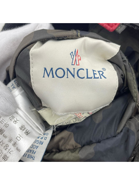 MONCLER ダウンジャケット RACINE カモフラ リバーシブル ダウンジャケット 1