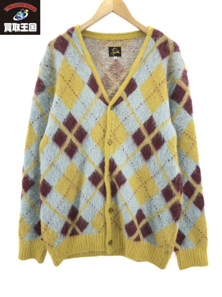 Needles MOHAIR CARDIGAN ARGYLE M