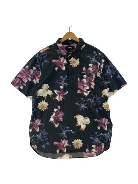 STUSSY S/Sシャツ/花柄/XL