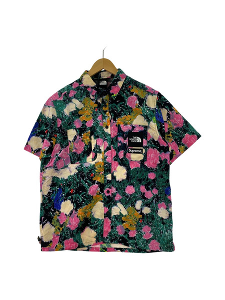 Supreme×THE NORTH FACE 22SS Trekking S/S Shirt トレッキングシャツ M