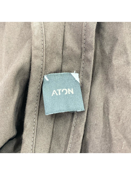 ATON　ノースリーブワンピース　ブラウン　2　汚レ