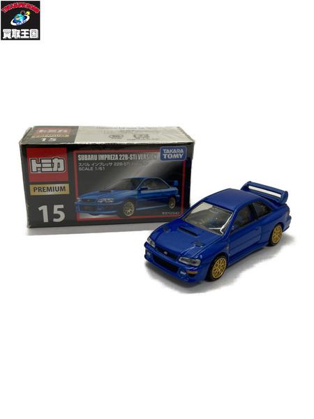 トミカプレミアム スバルインプレッサWRX STI 22B  開封品  1/61