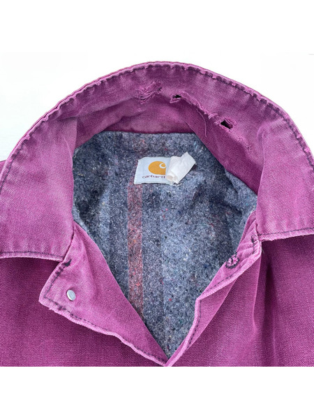 Carhartt ジャケット 裏地ブランケット チョアコート パープル