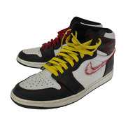 NIKE Air Jordan 1 High OG Defiant Black/Yellow/Gym Red